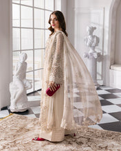 maria b unstitched embroidered chiffon suit bd-3007