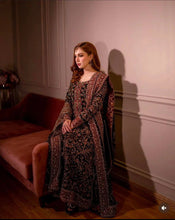 HARIS SHAKEEL BLACK FLORAL