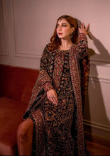 HARIS SHAKEEL BLACK FLORAL