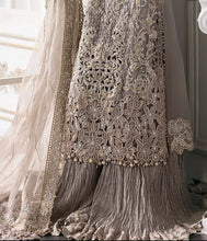 maria b unstitched embroidered organza suit bd- 3006