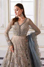 MARIA B UNSTITCHED EMBROIDERED NET SUIT BD-3002