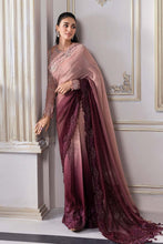 UNSTITCHED EMBROIDERED CHIFFON SAREE BD-3001