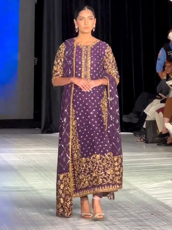 HARIS SHAKEEL BRIDES PURPLE