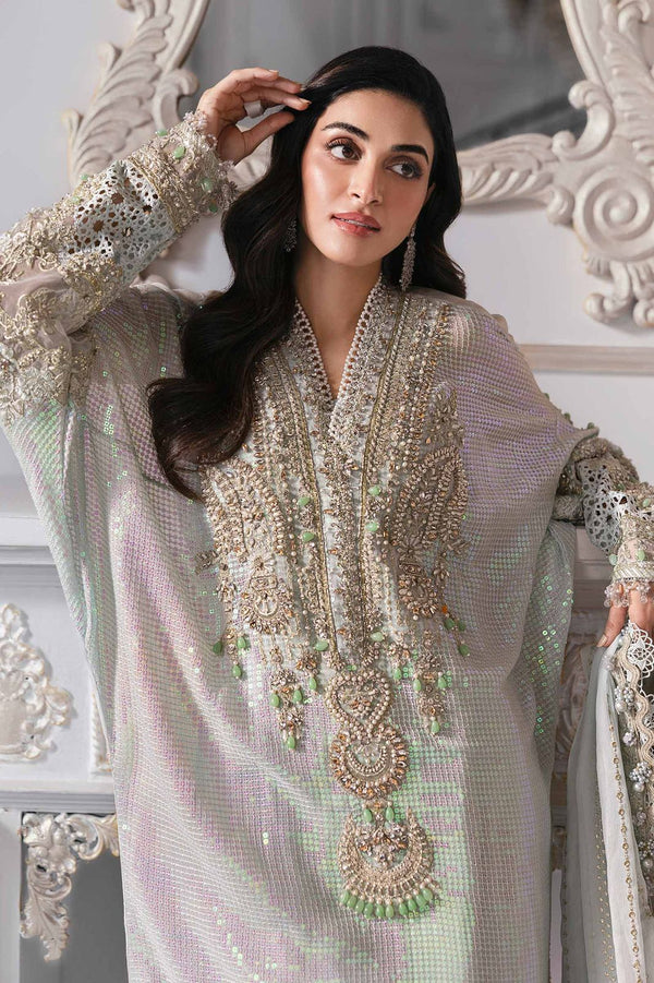 MARIA B UNSTITCHED CHIFFON SUIT BD-3005